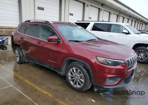 2019 Jeep Cherokee Latitude Plus from USA, damaged, VIN 1C4PJLLB0KD365770